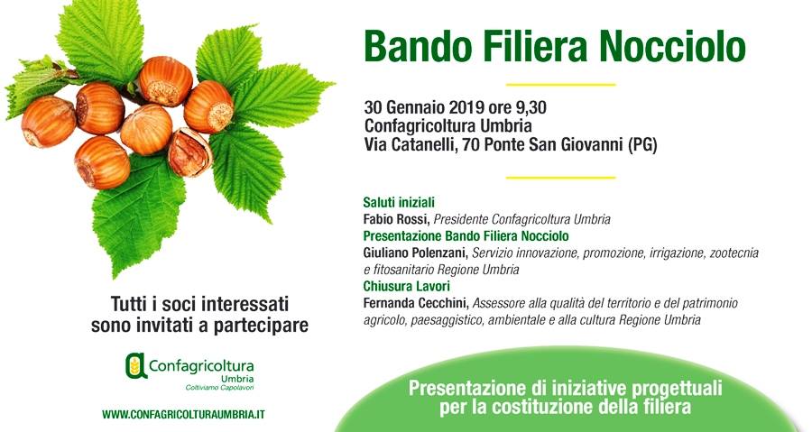 Bando Nocciola 30 gennaio