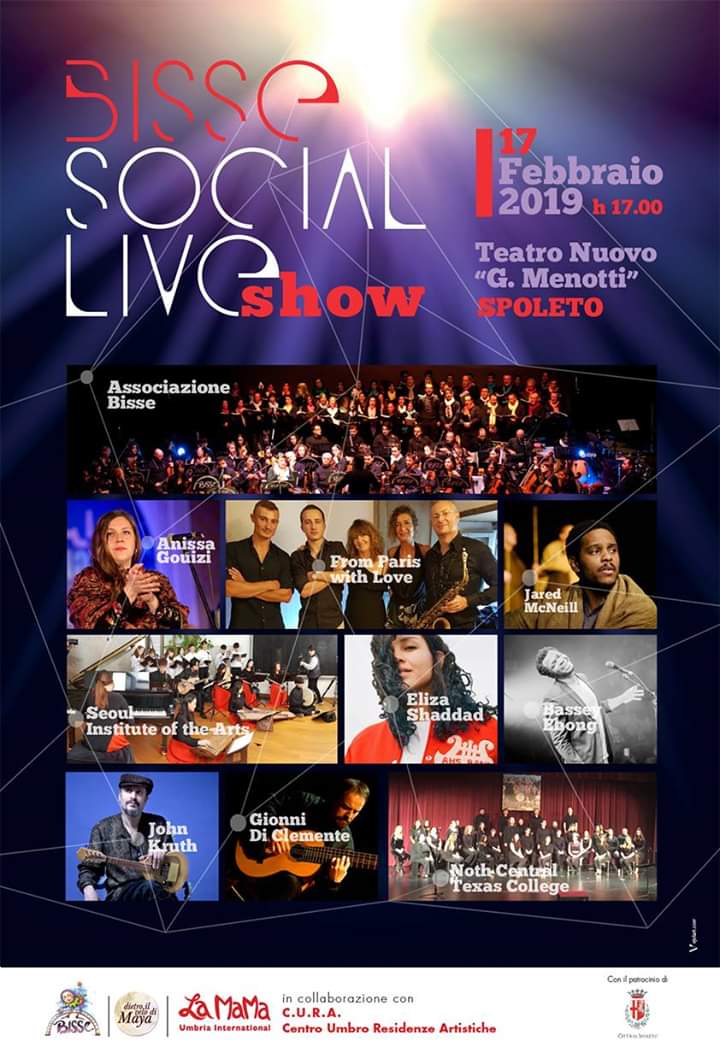 Bisse Social Live Show Locandina artisti