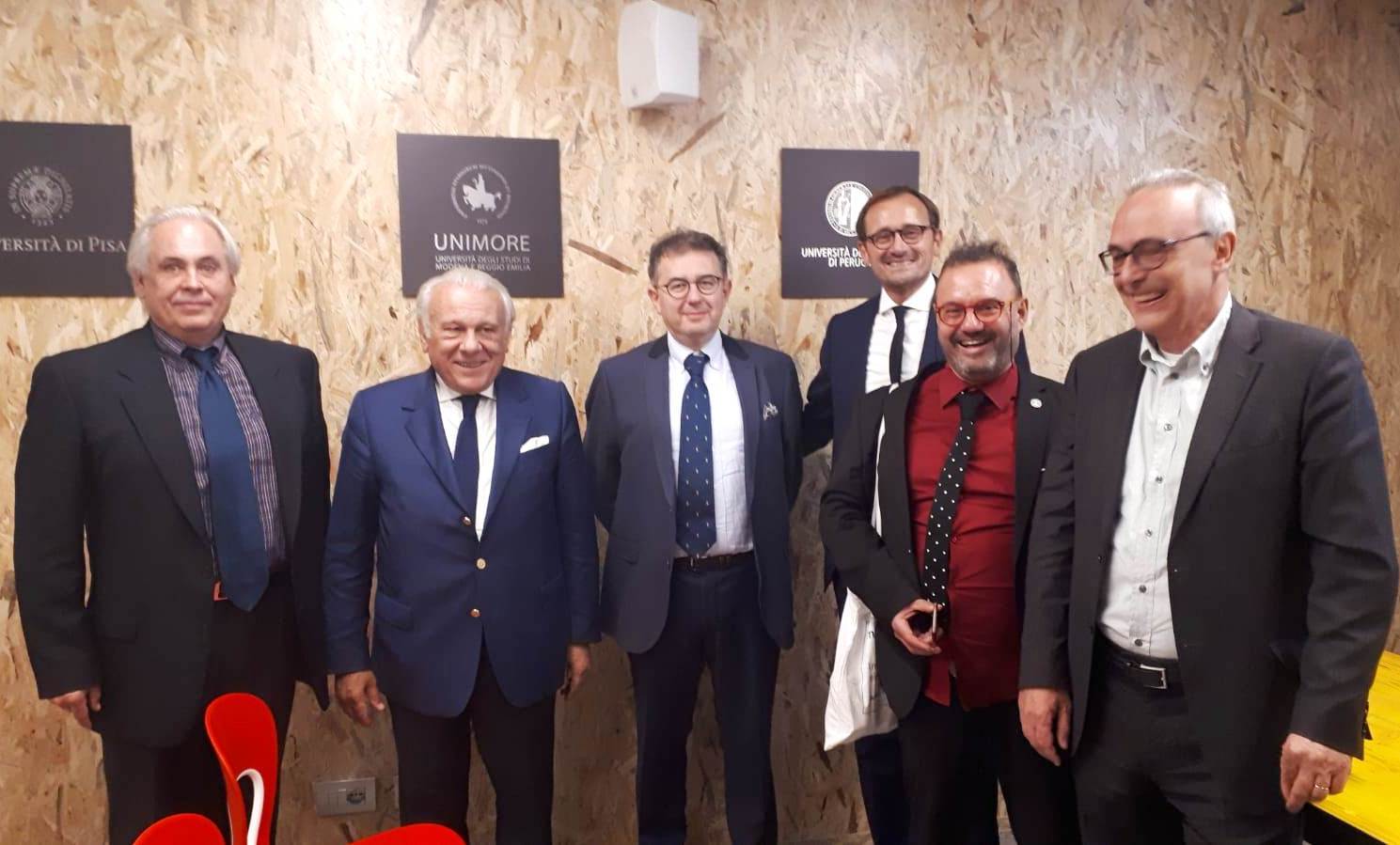 Da sinistra Cardelli Moriconi Saccomandi Cianetti Rossi Braccesi