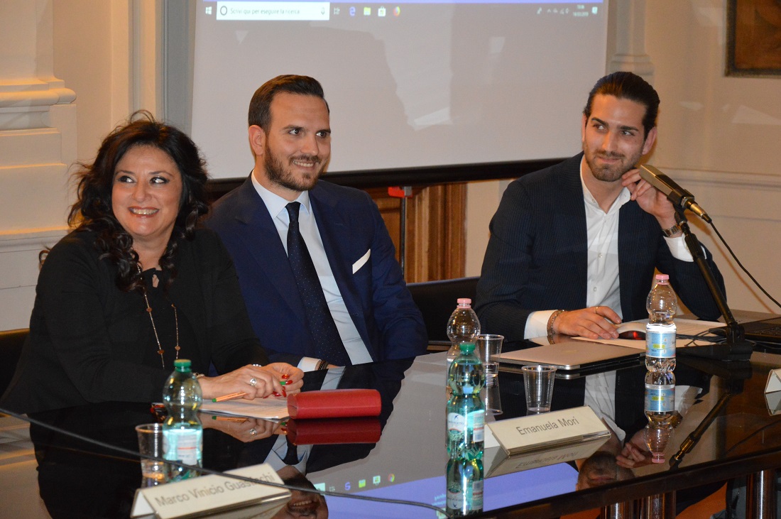 Da sinistra Emanuela Mori Fabio Primerano Edoardo Ceccarelli