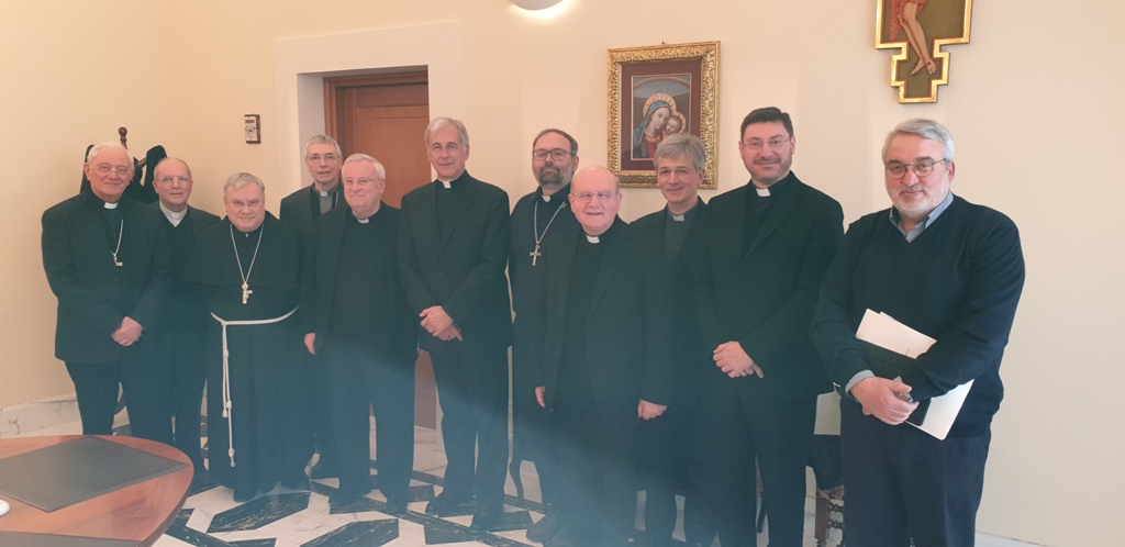 Foto di gruppo dei Vescovi umbri