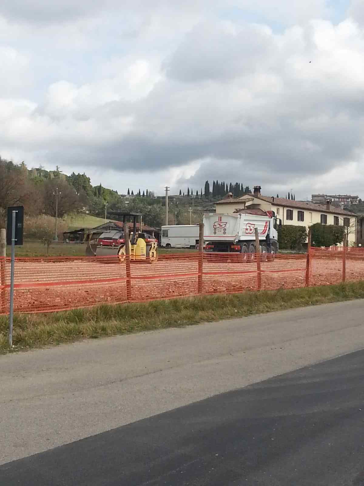 Lavori parcheggio Villa Soccorso