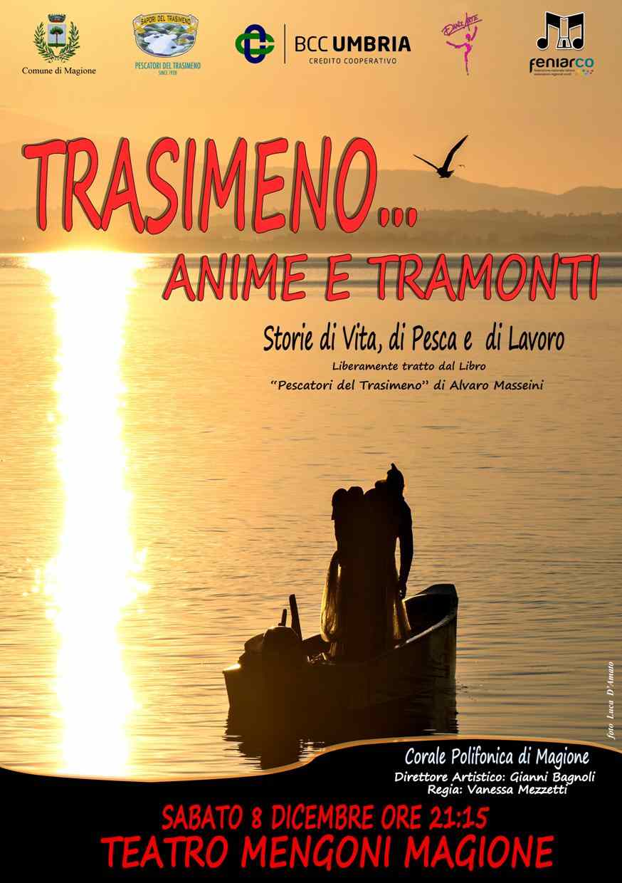 Locandina concerto Trasimeno anime tramonti