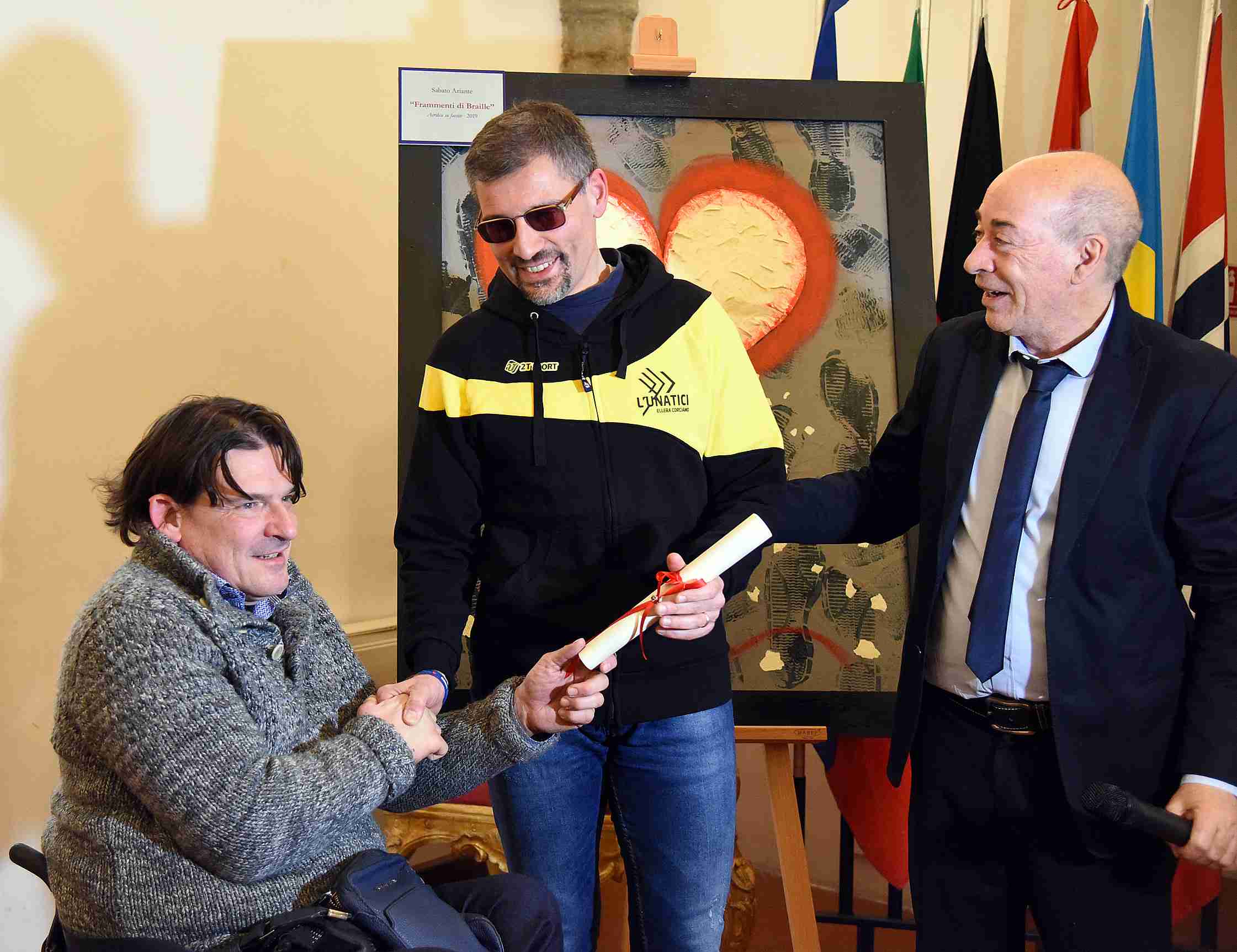 Luca Panichi premia Luca Aiello