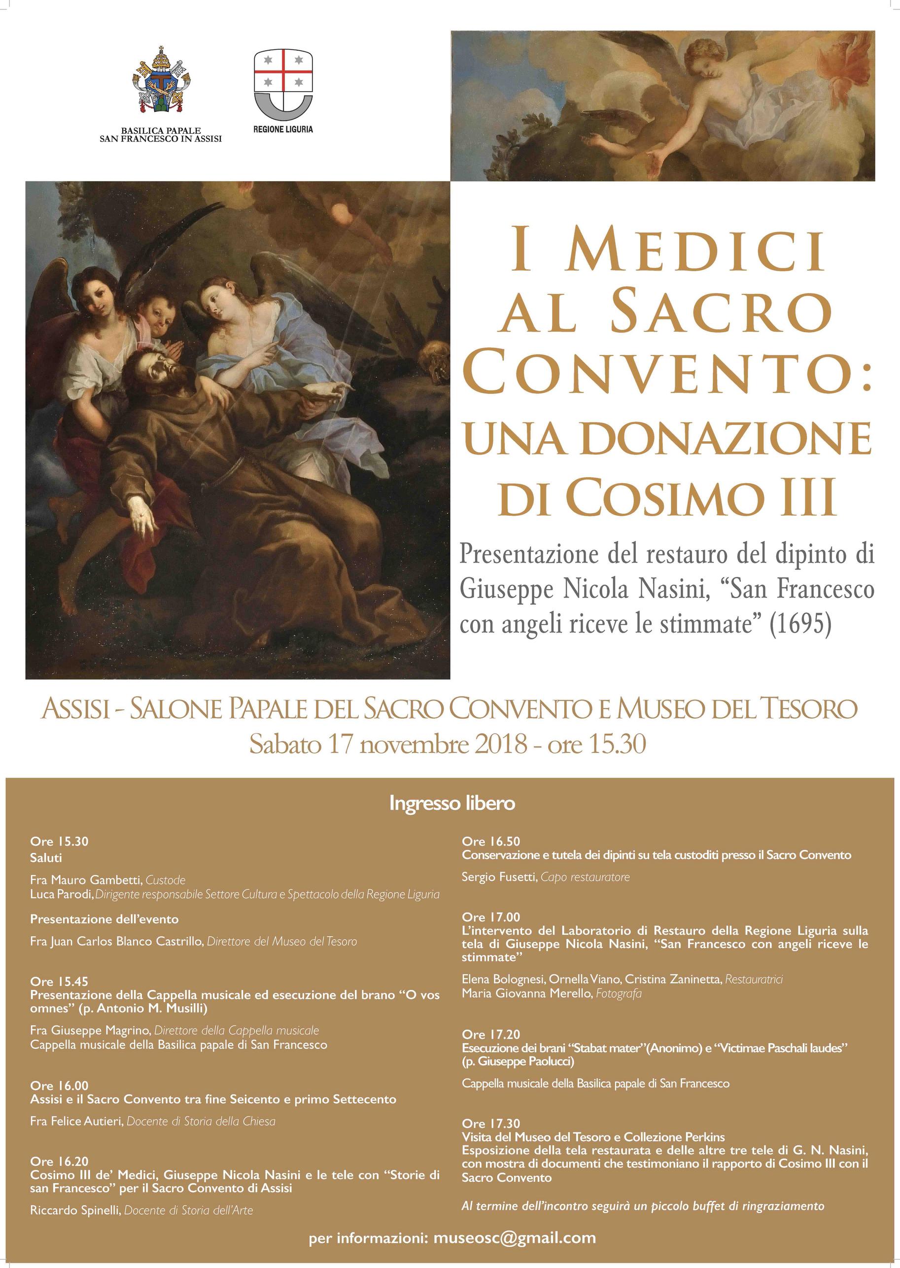 MANIFESTO MEDICI ASSISI 17 NOVEMBRE