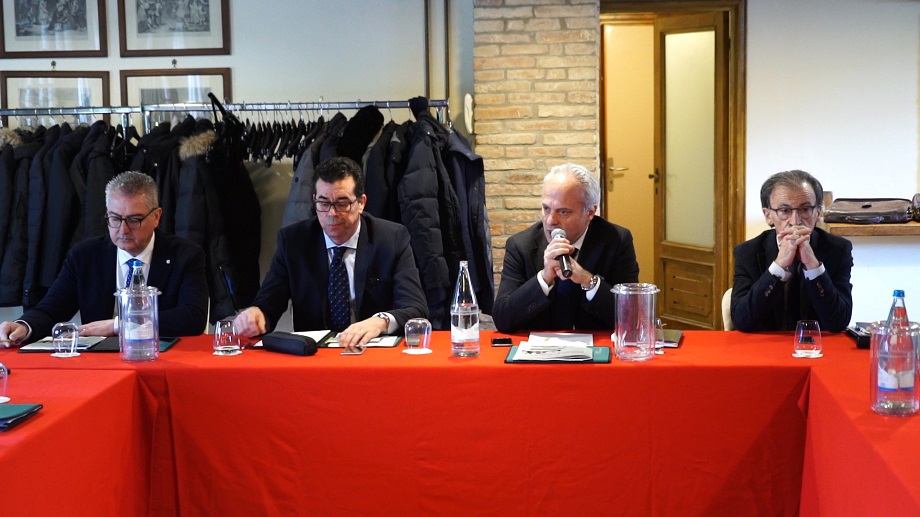 da sinistra Mancini Minelli Bartoccini Ricci