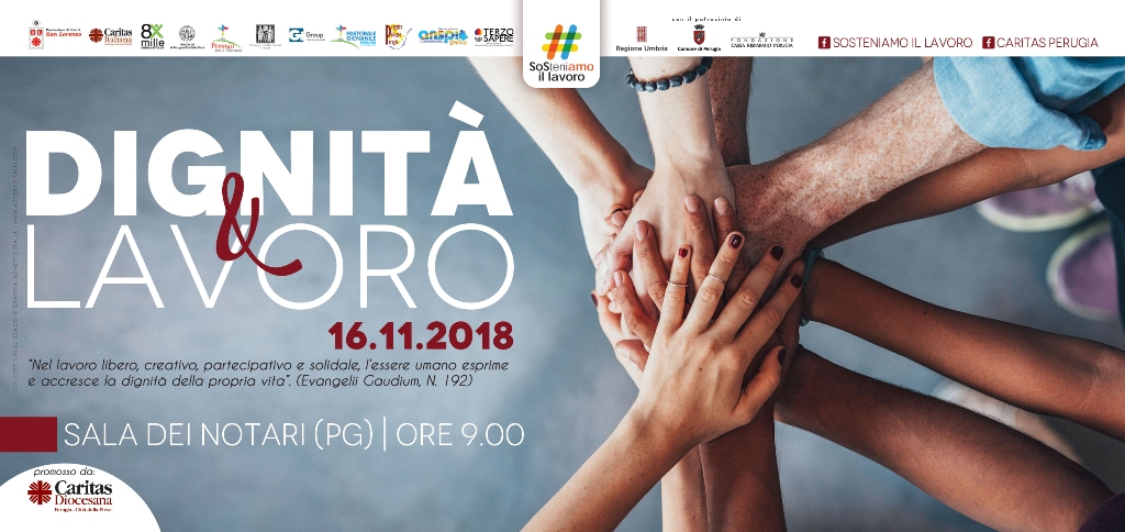 manifesto convegno caritas dignità e lavoro