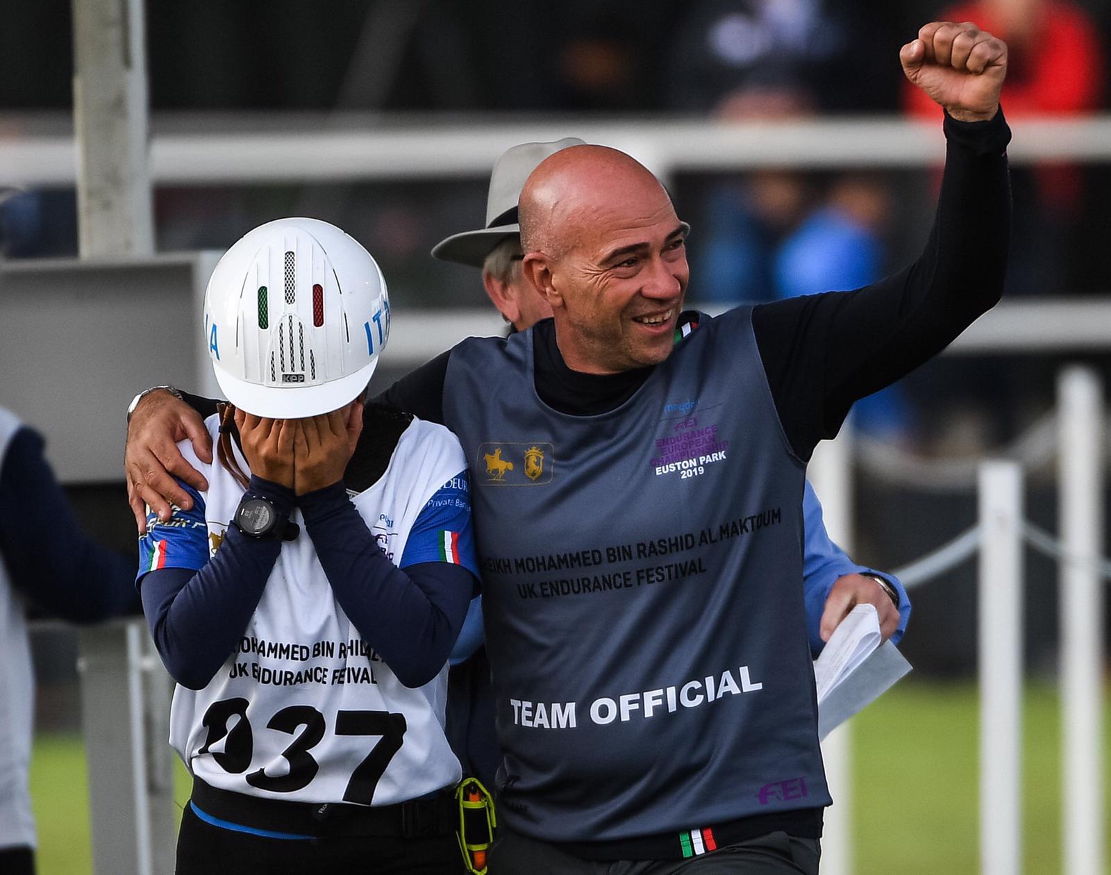 Costanza Laliscia e il padre Gianluica Laliscia