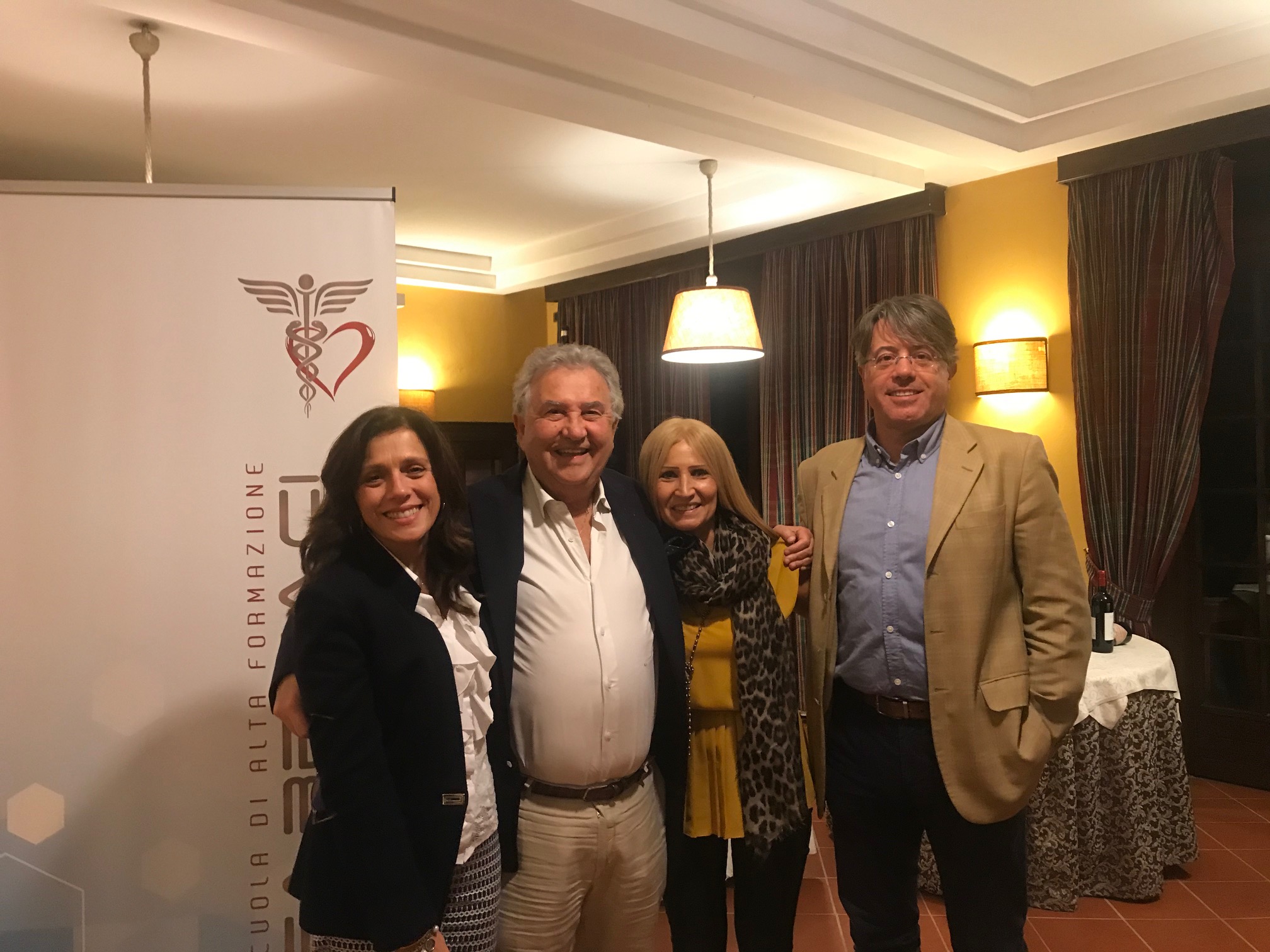 Da sin. Silvia Pagliacci Augusto Luciani Michela Cilenti e Luca Ferrucci