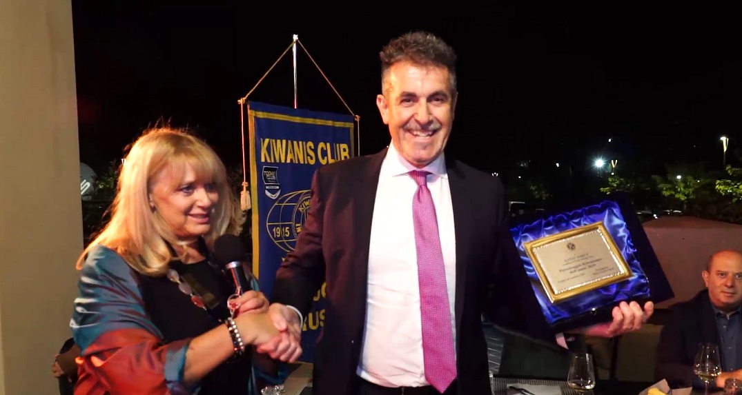 Gino Sirci premiazione Kiwanis 2