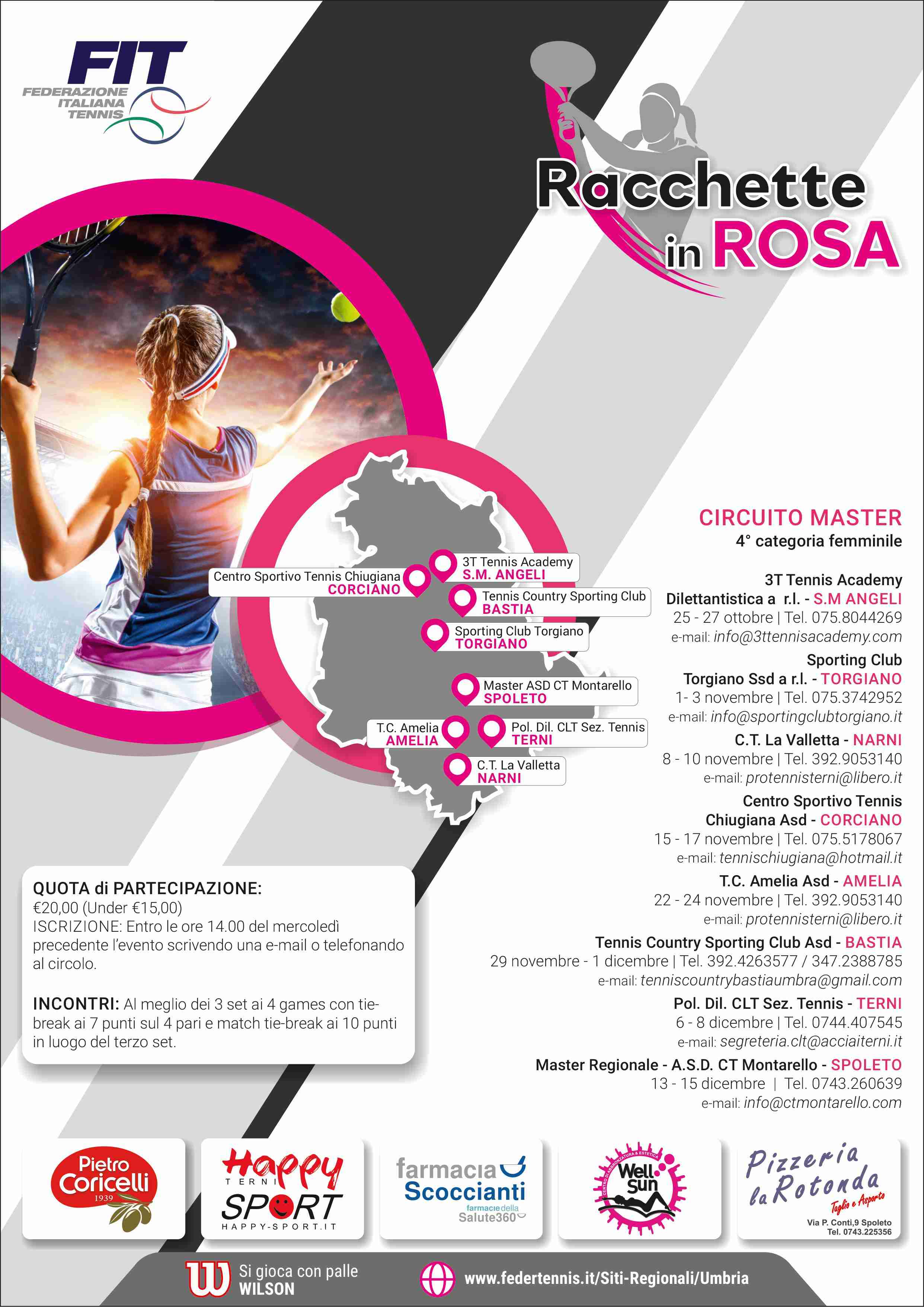 LOCANDINA RACCHETTE IN ROSA