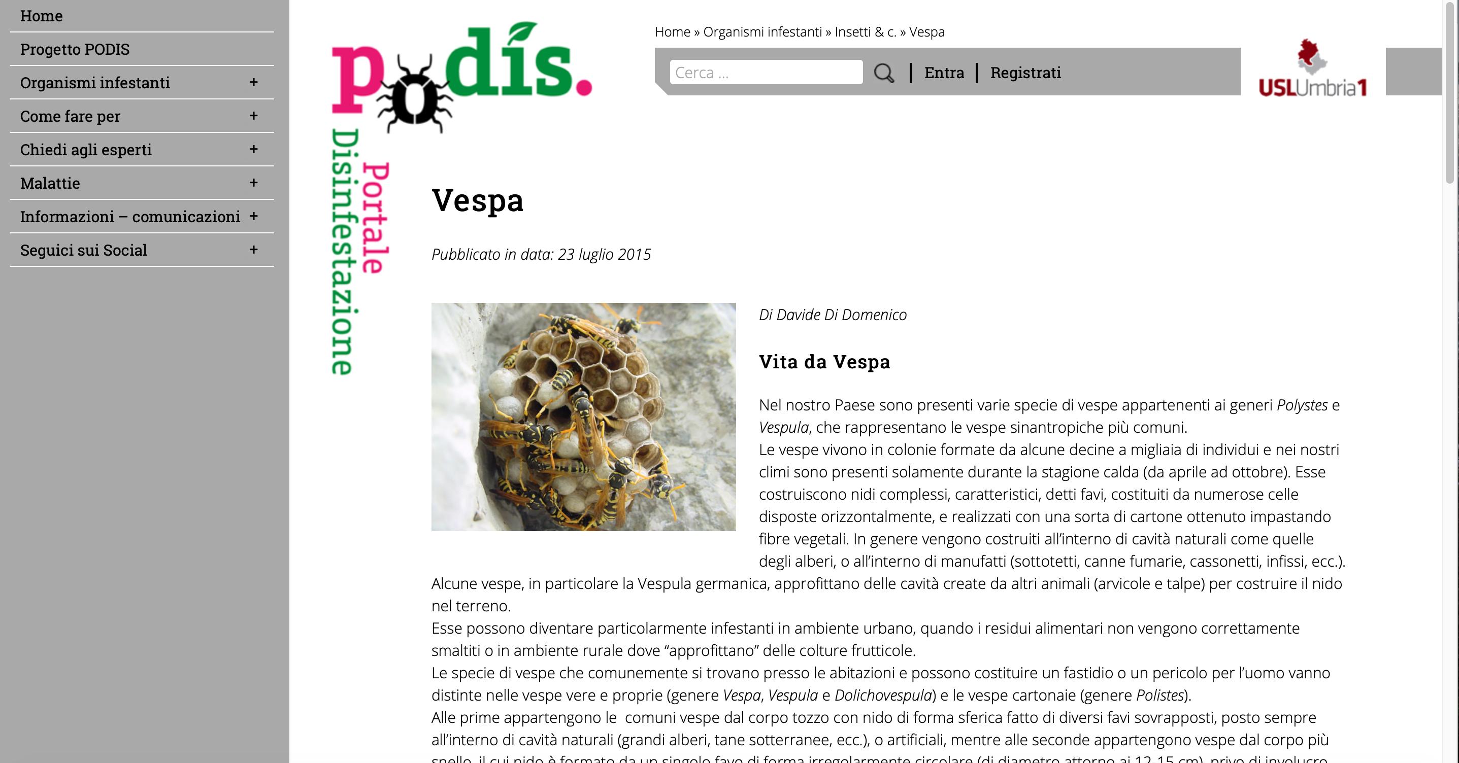 Podis Portale Disinfestazione 3