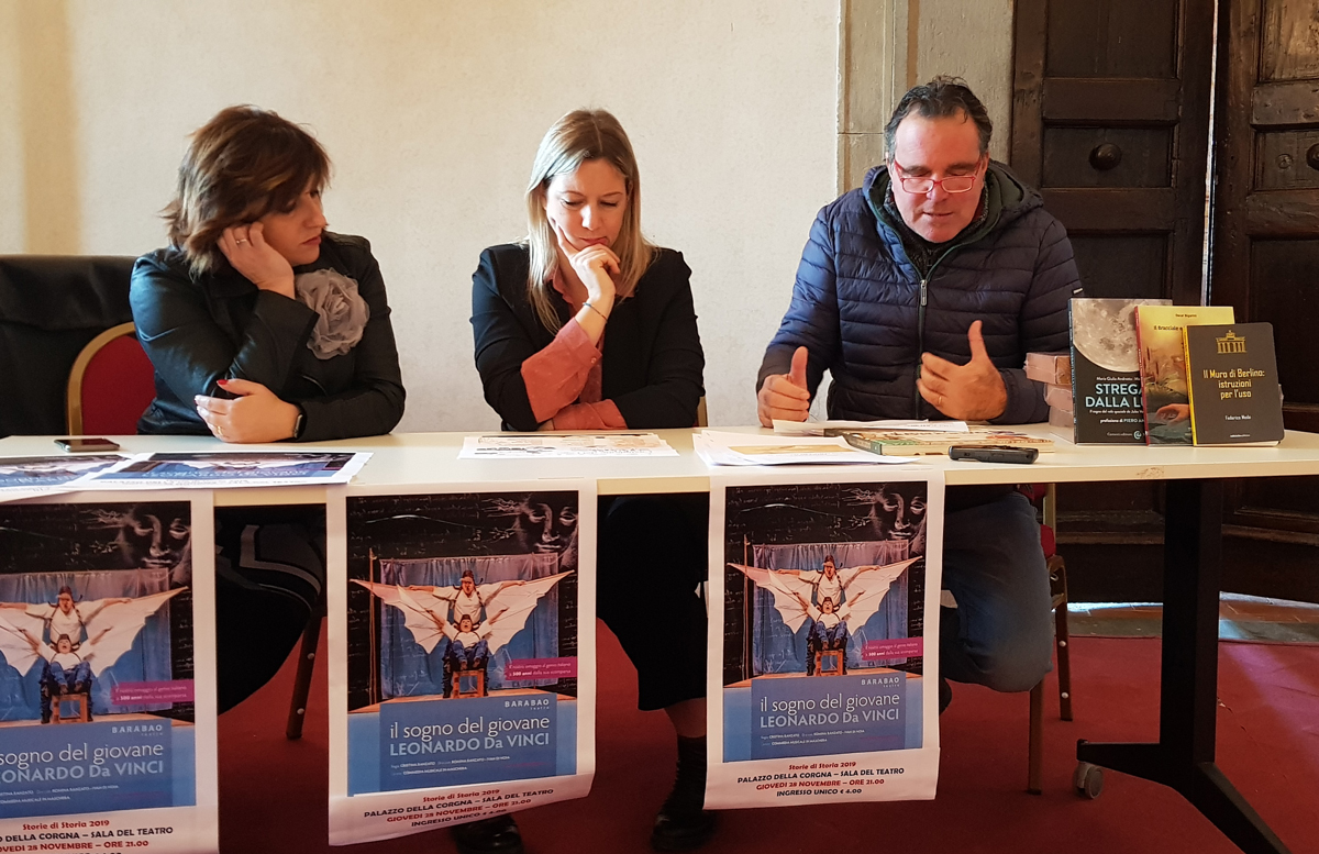 Presentazione Storie di Storia 2019 Monica Fanicchi Andrea Sacco e Piero Sacco