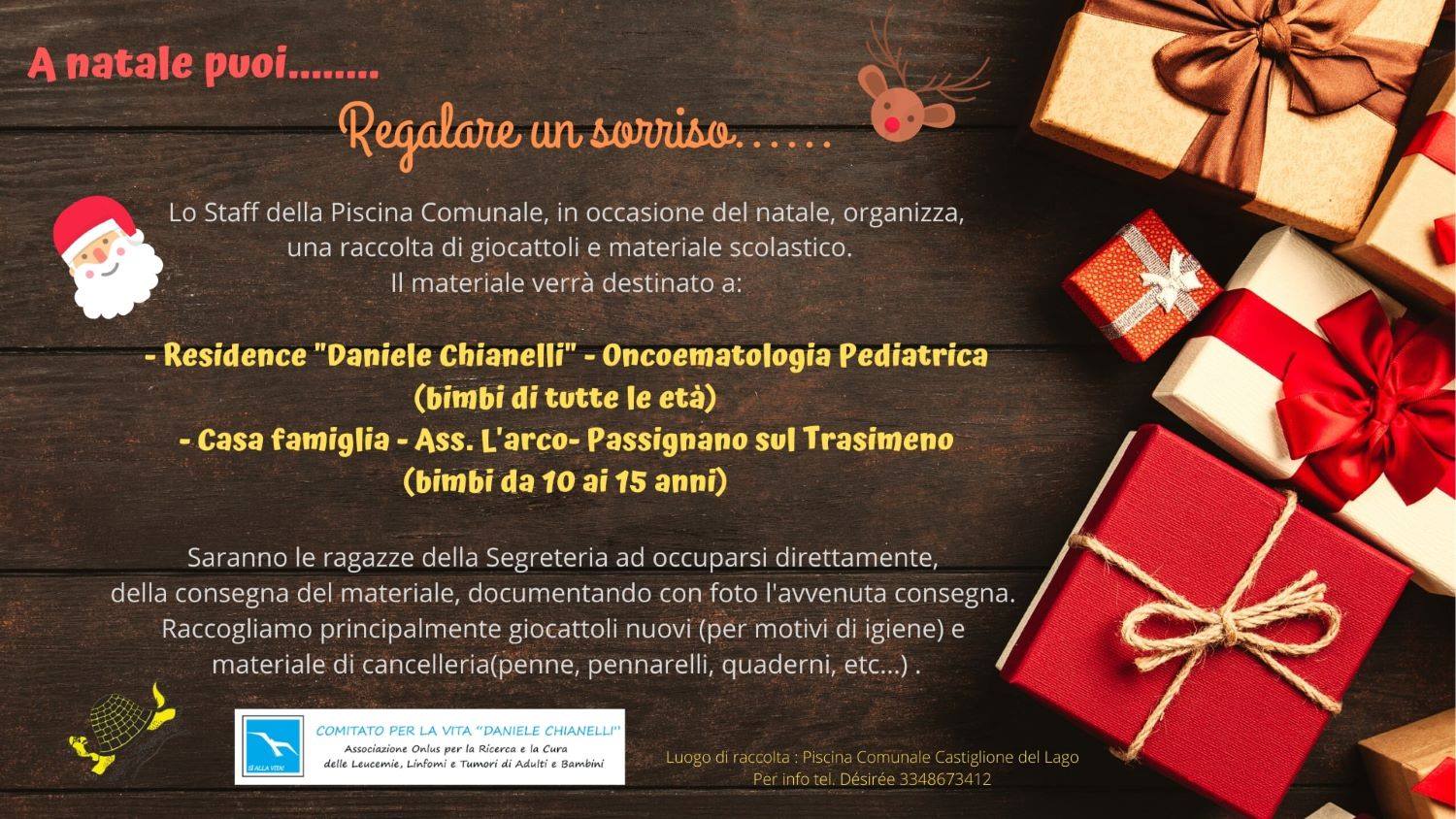 Regalare un sorriso iniziativa Virtus