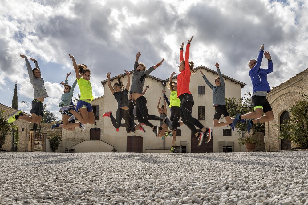 Sagrantino running salto foto Maccheroni