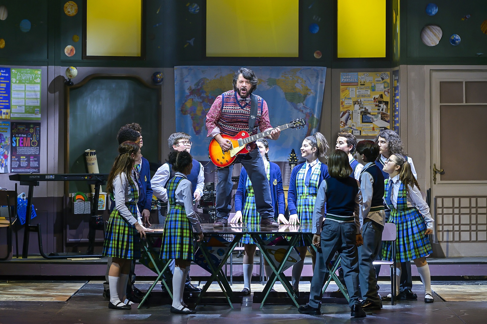 School of Rock foto scena di Antonio Agostini 2
