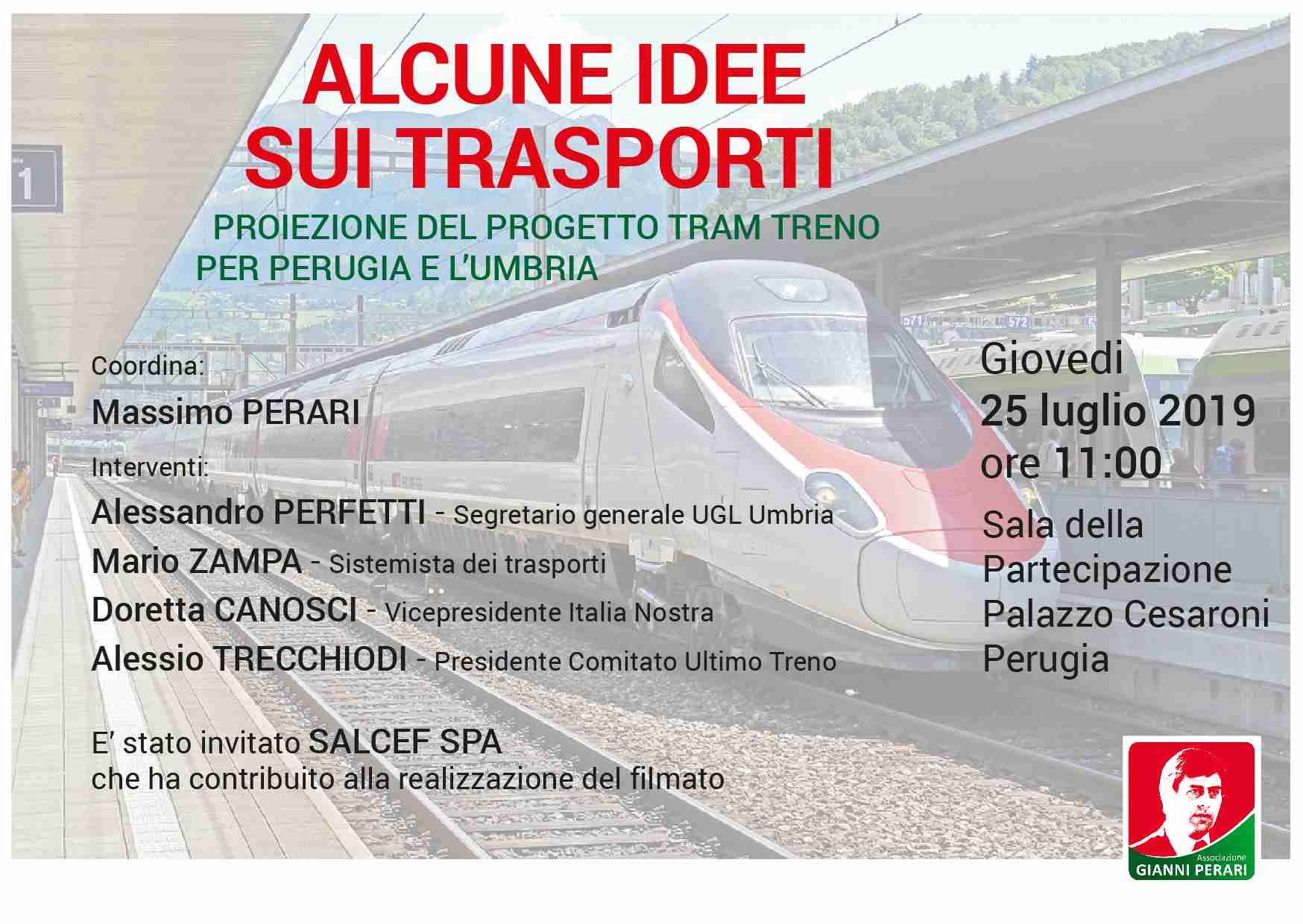 conferenza alcune idee sui trasporti 25 luglio 2019