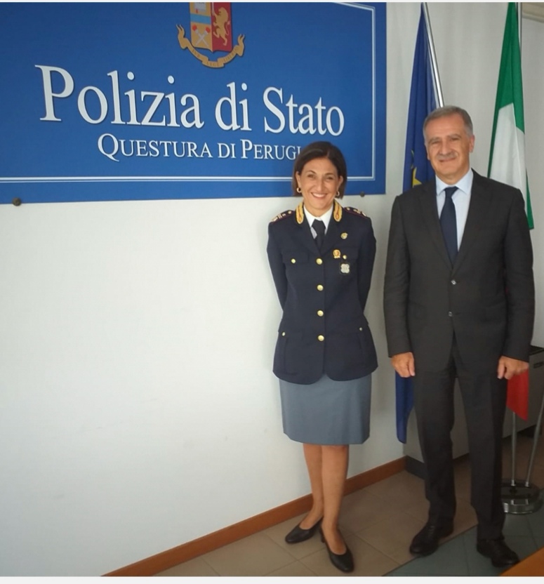 foto nuovo capo divisione anticrimine perugia 2 settembre 2019