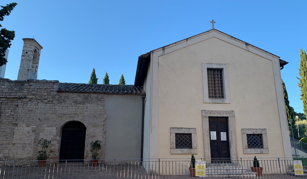 lantico complesso della chiesa dellan nunciazione in san sisto sede della conferenza stampa del 17 ott f1