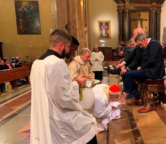 lavanda dei piedi coena domini catt pg 2019