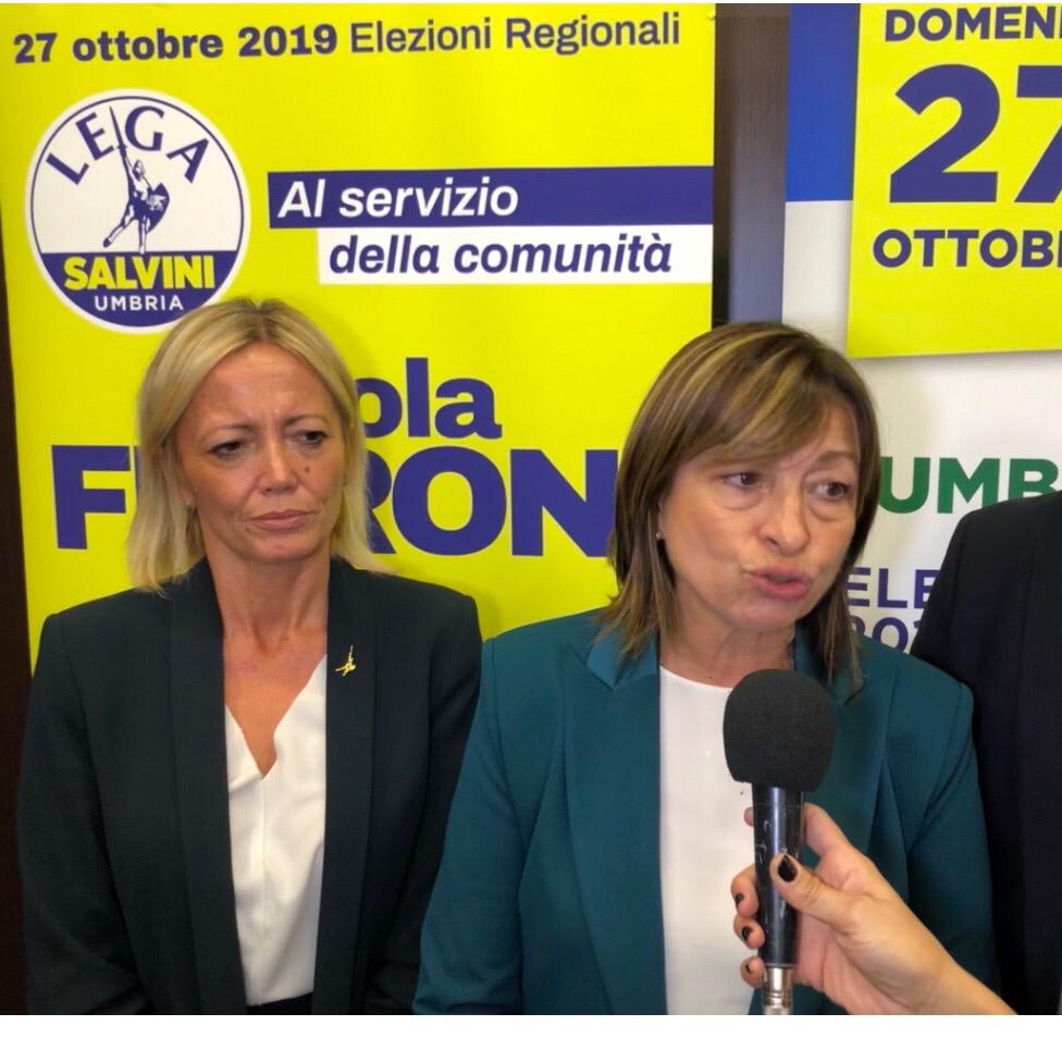 paola fioroni e donatella tesei