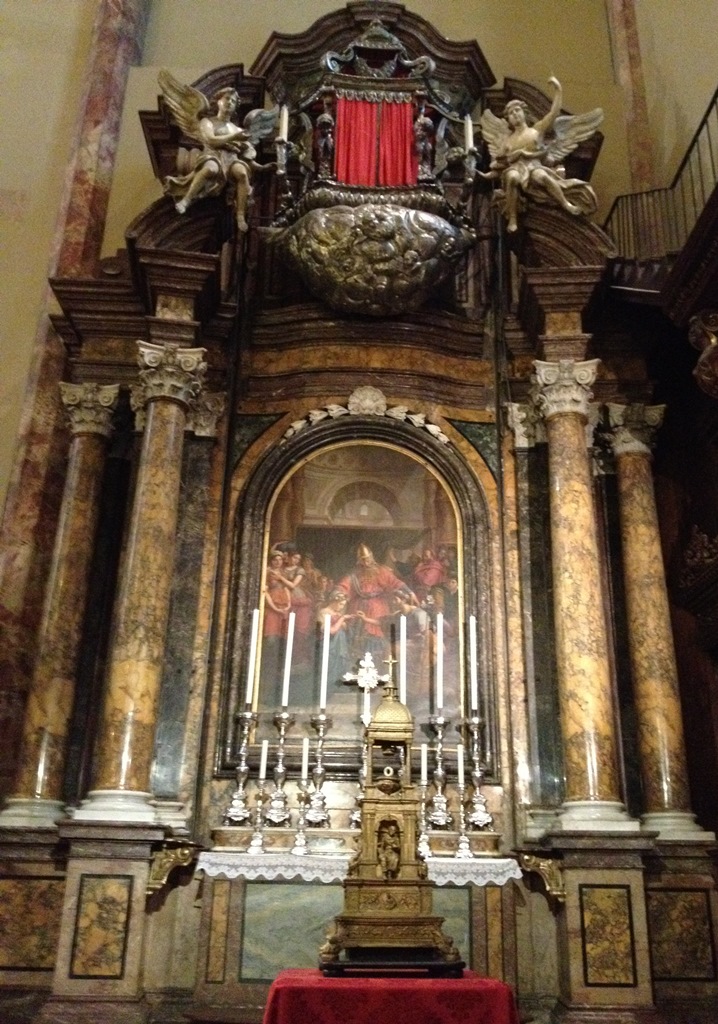 cattedrale di s.lorenzo cappella del santanello
