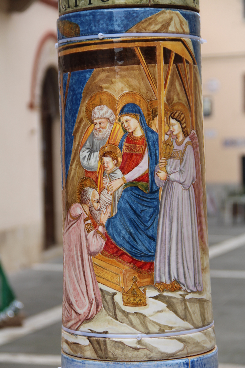 dettaglio albero di natale deruta