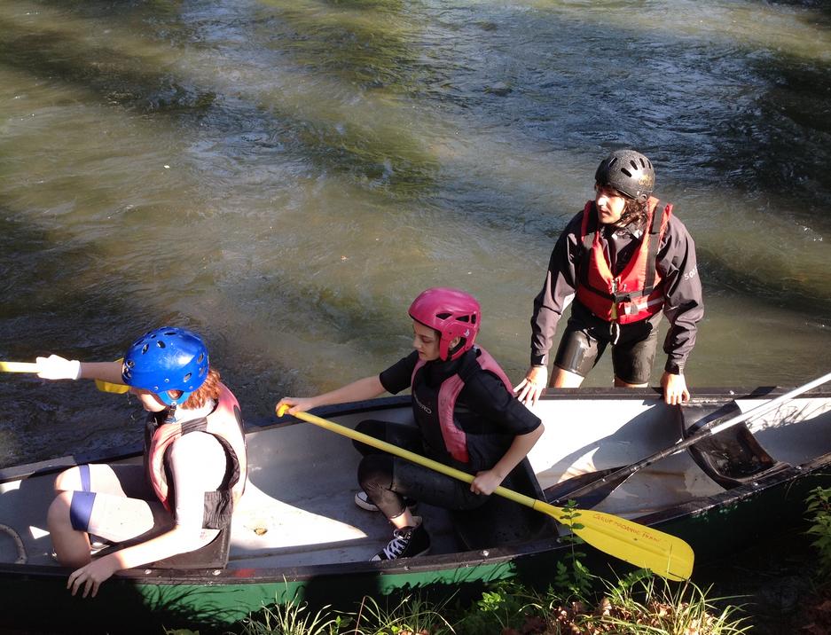 fiume e sport canoa