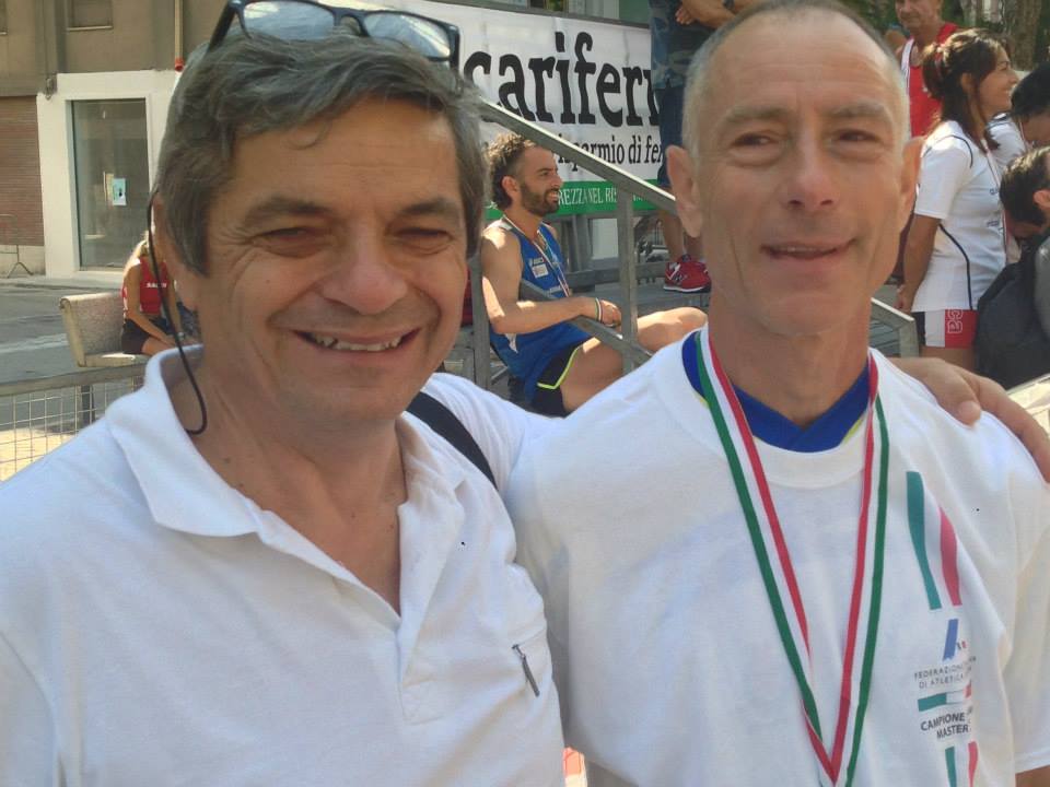 giorgetti con lallenatore Montesi