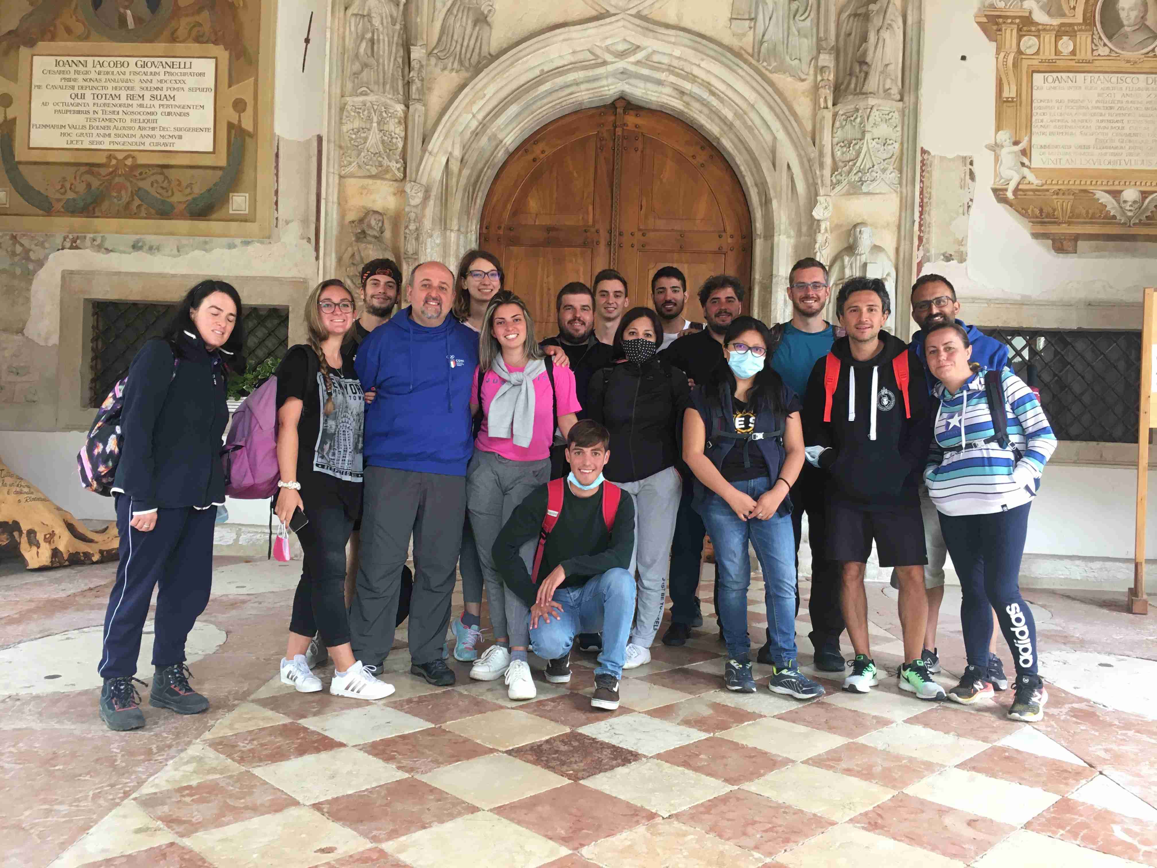 gruppo giovani di pastorale vocazionale insieme la scorsa estate 