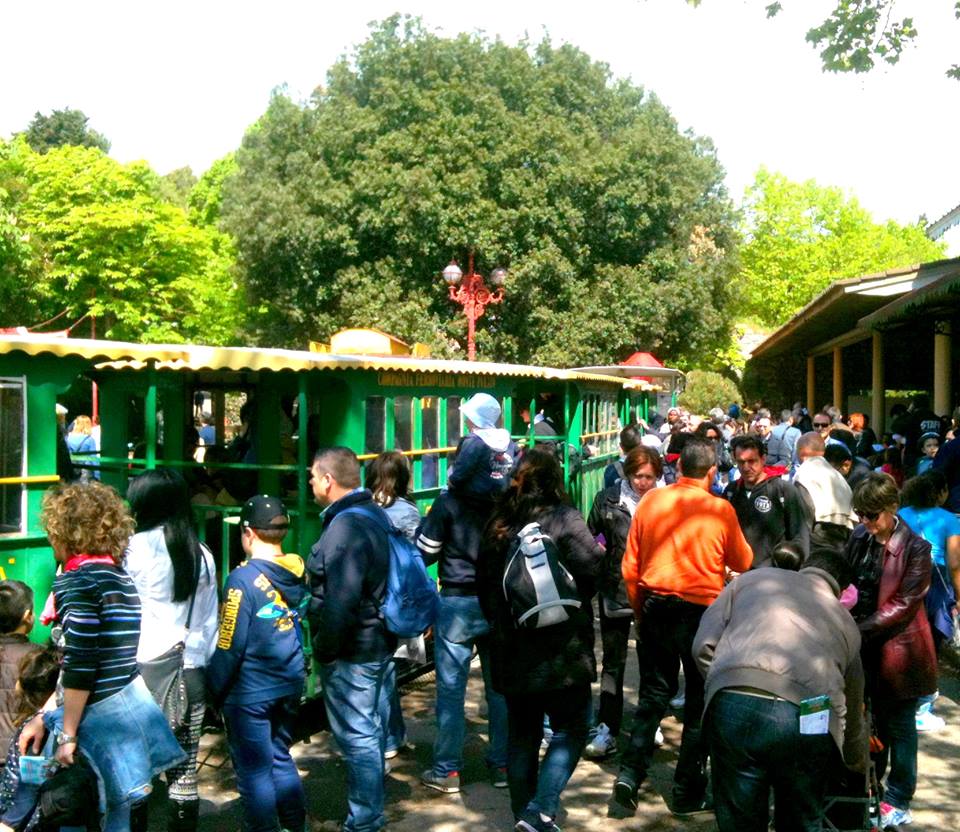 il trenino al parco Città della Domenica