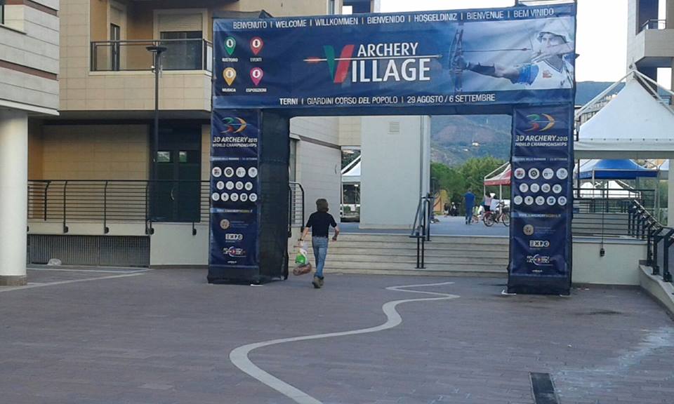 Allestimento Archery Village 2015