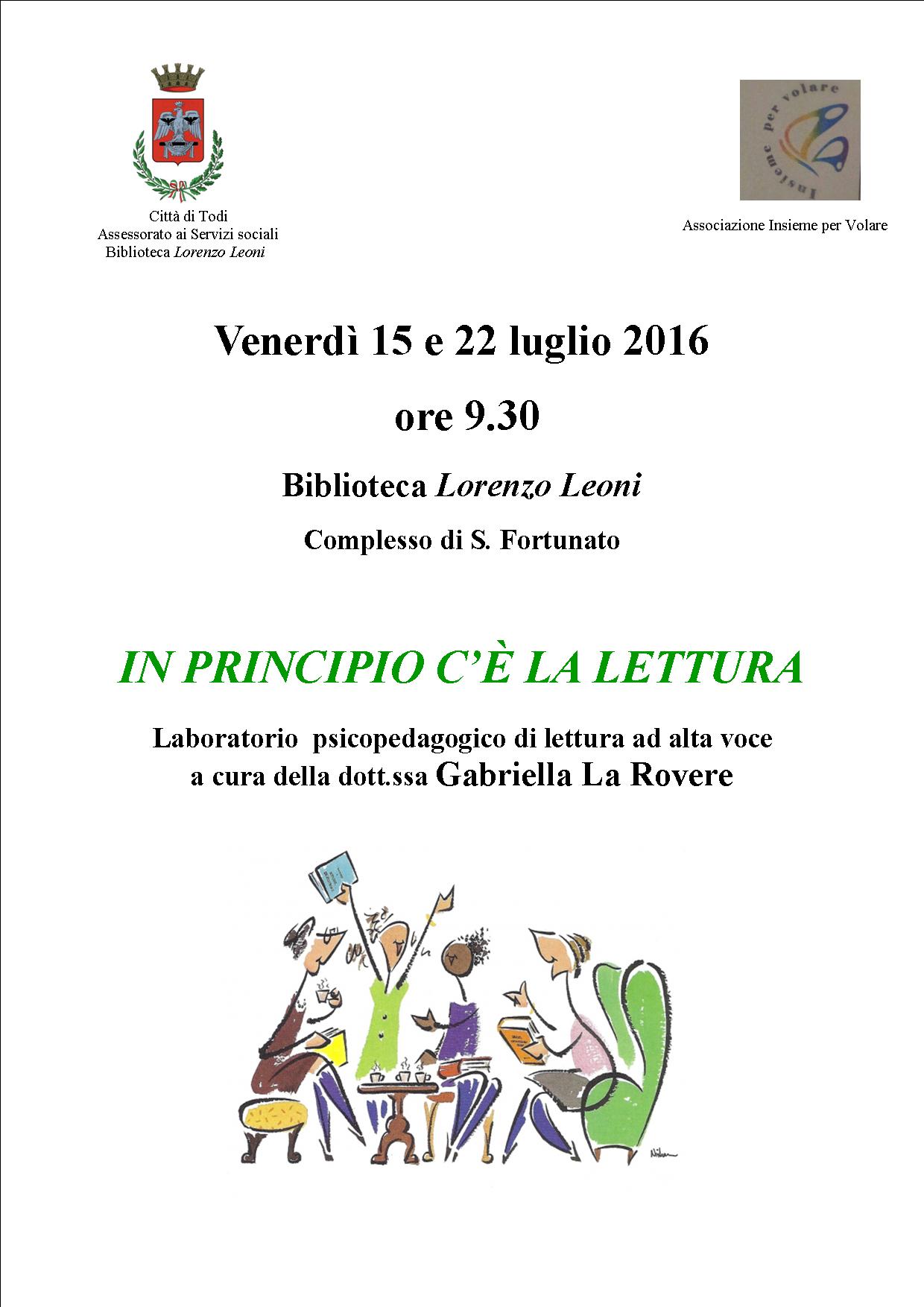 Letture disabili laboratori Todi luglio2016 locandina