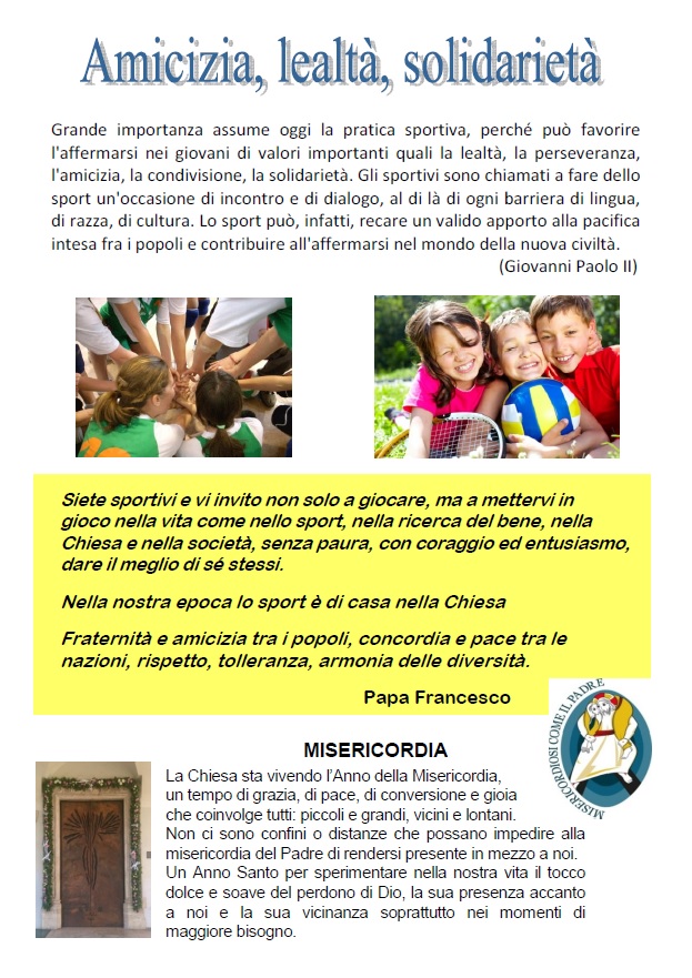 giubileo degli sportivi 2