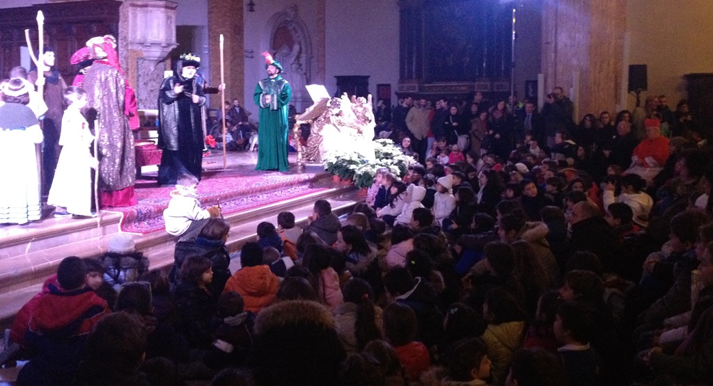 la sacra rappresentazione dellarrivo dei magi in cattedrale