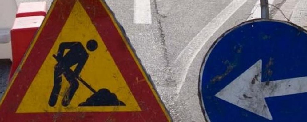 val brembana lavori sulla montagnaprovinciale a senso unico alternato