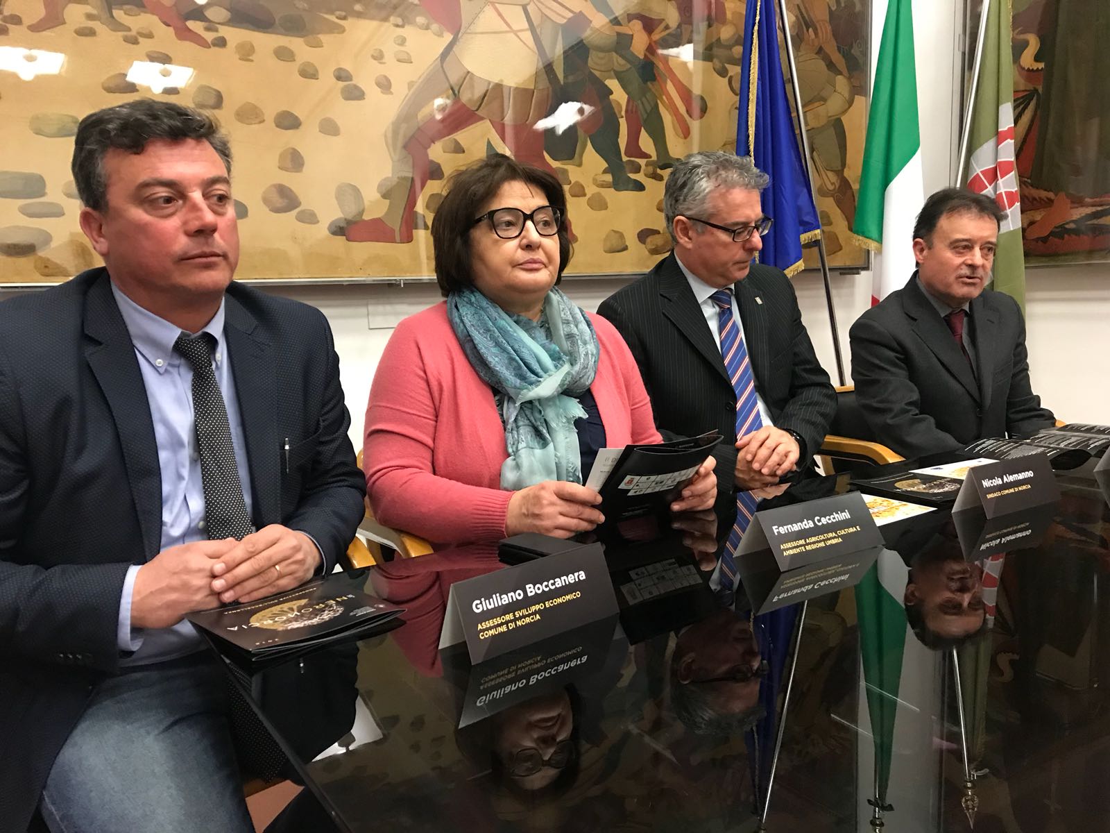 Giuliano Boccanera Fernanda Cecchini Nicola Alemanno Giancarlo Picchiarelli