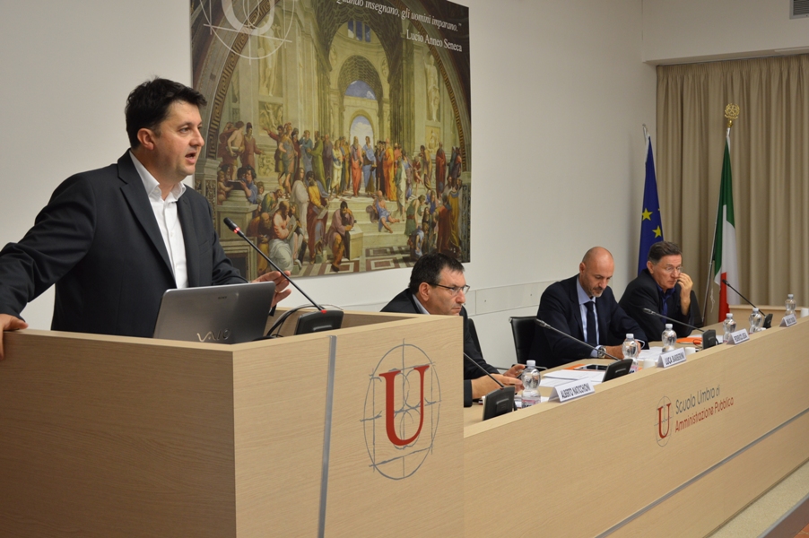 Da sinistra Luca Barberini Alberto Naticchioni Federico Lega Emilio Duca 2