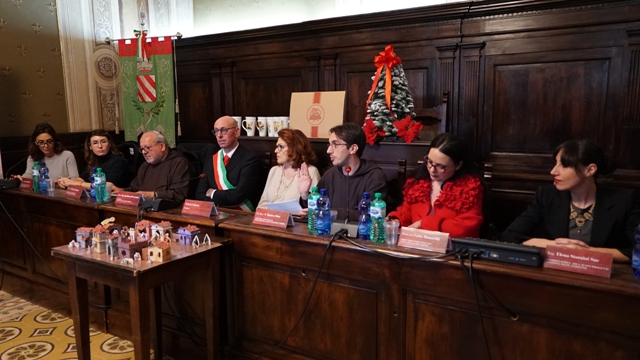 la conferenza del Presepio emozionale di Frate Indovino