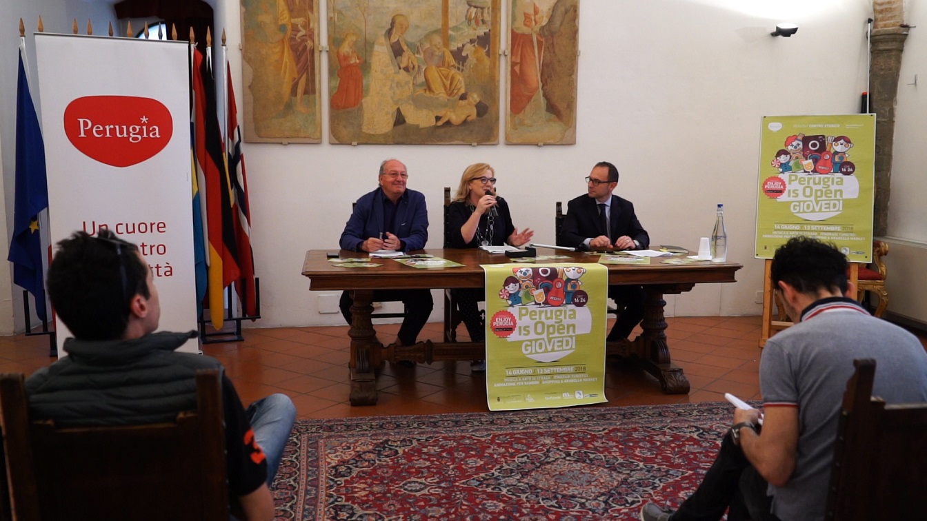 la presentazione di Perugia is open