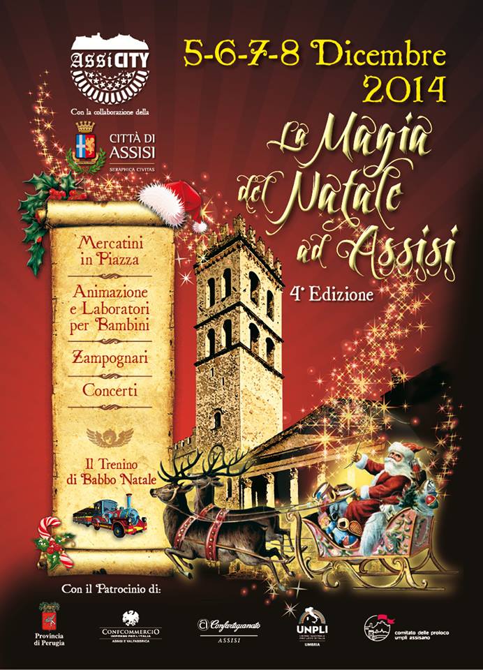 locandina La magia del Natale ad assisi
