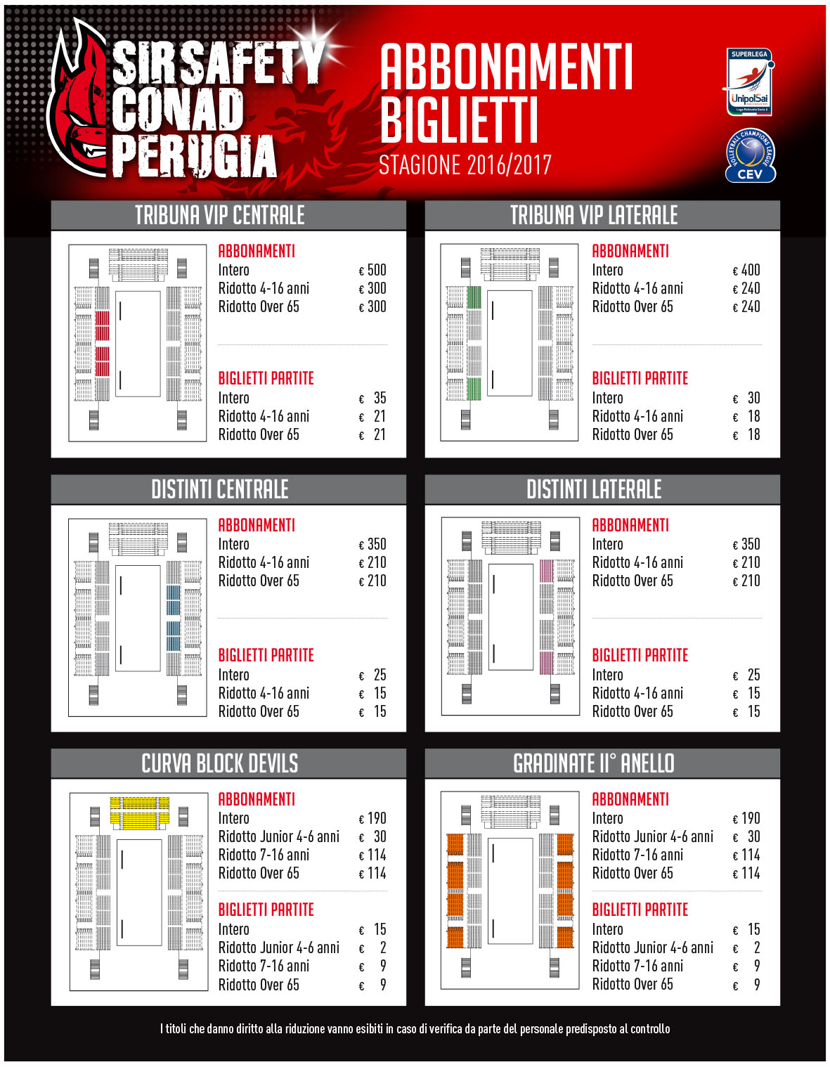 ABBONAMENTI BIGLIETTI