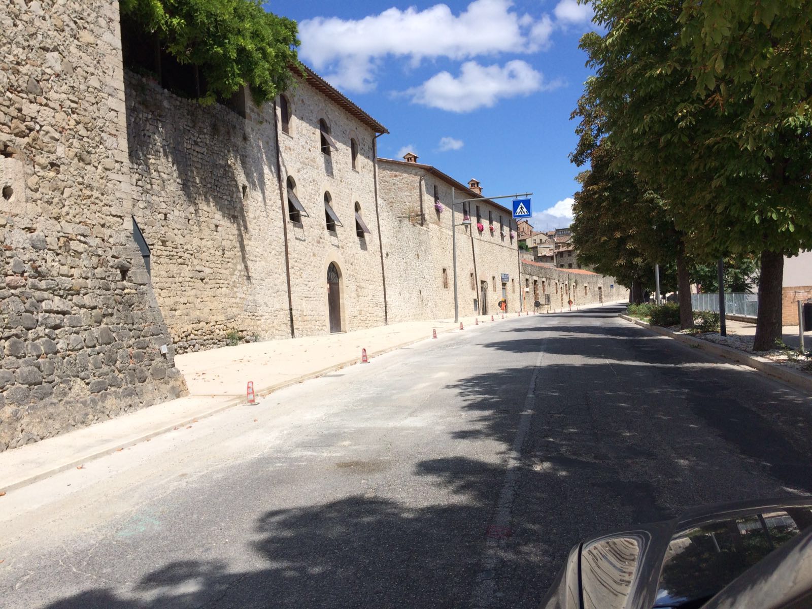 Porta Romana Consolazione Todi Riapertura traffico