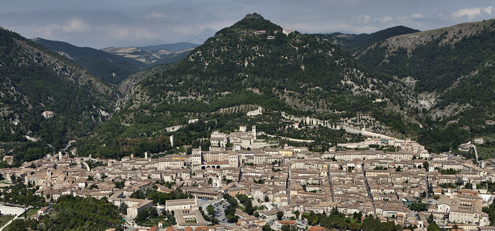 ristorante a Gubbio parco coppo panoramica