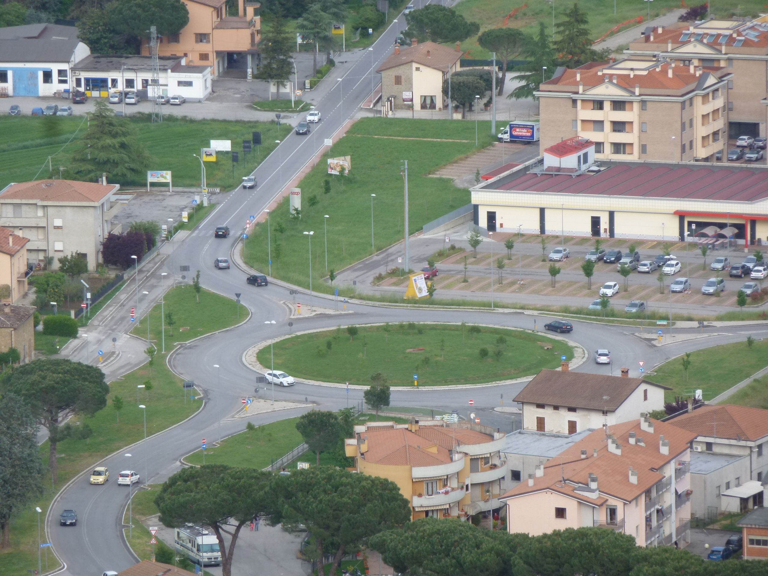 rotonda bivio Chiusi