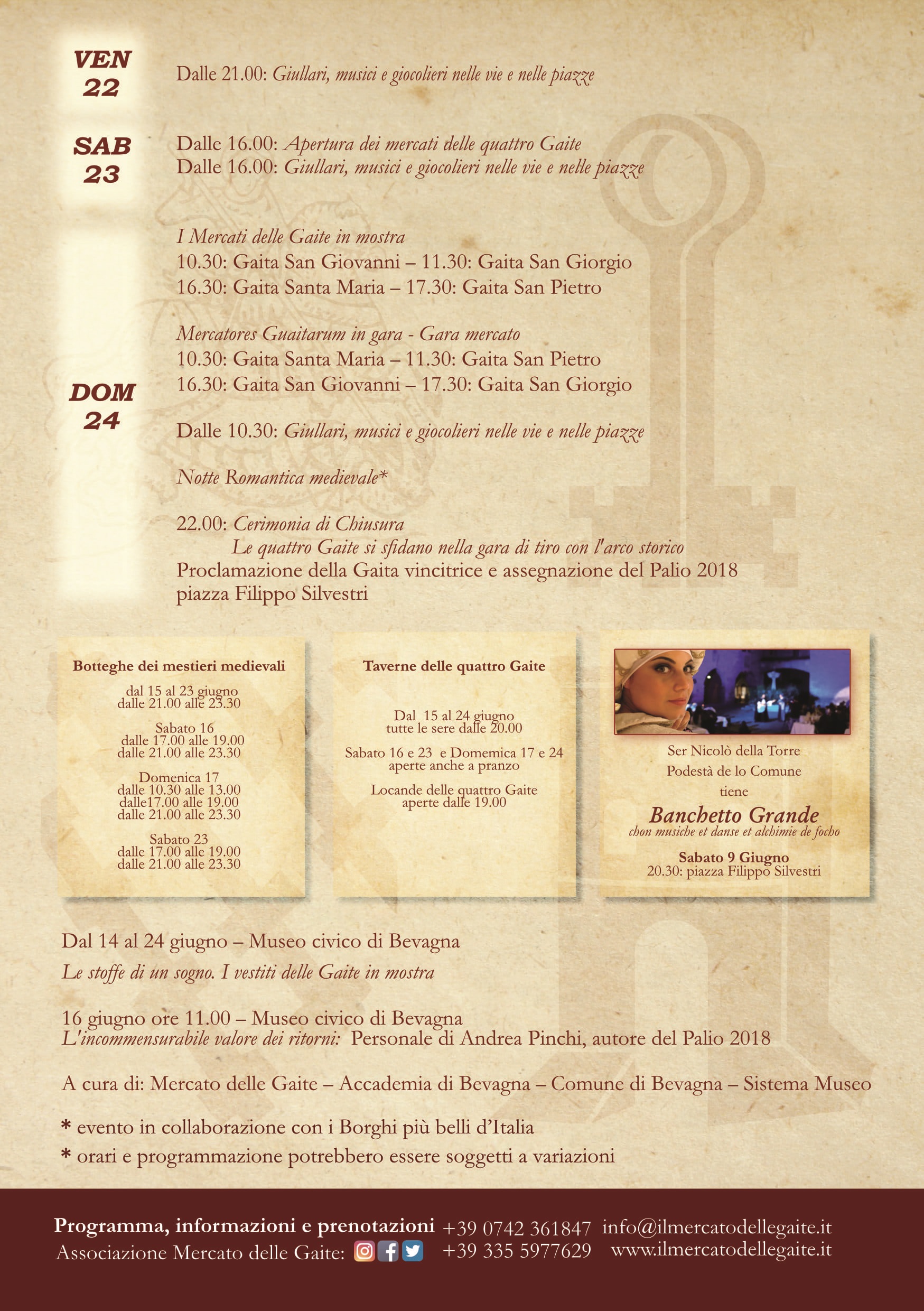 volantino programma retro 2